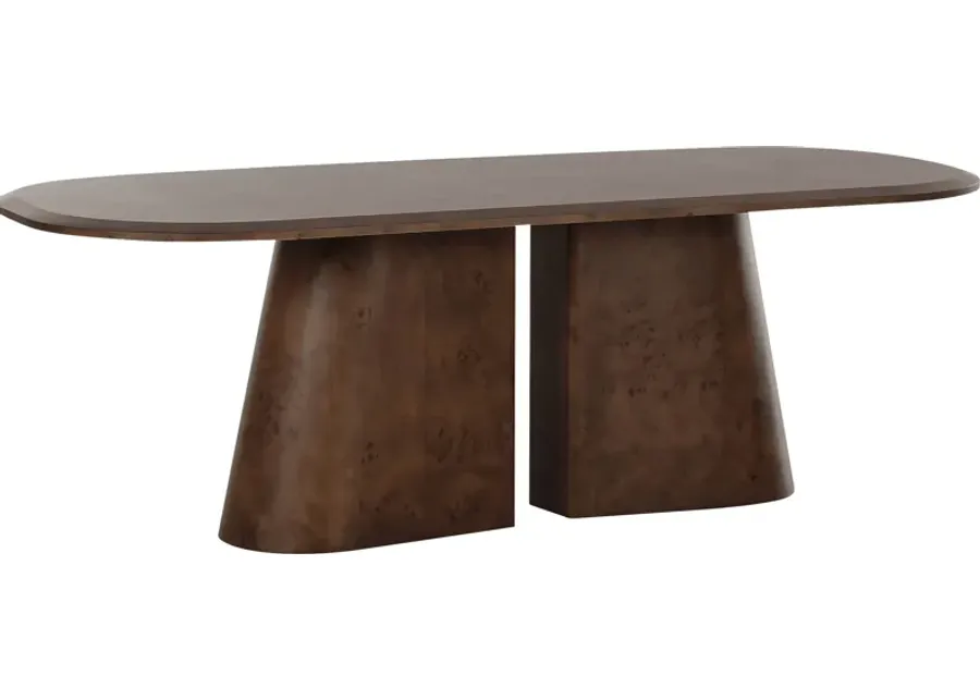 Alpenay Brown Dining Table-86.9