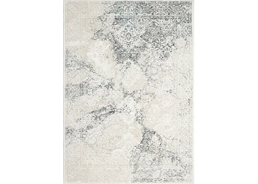 Digsoll Ivory/Gray 7'5 x 9'5 Rug-Gray, Ivory