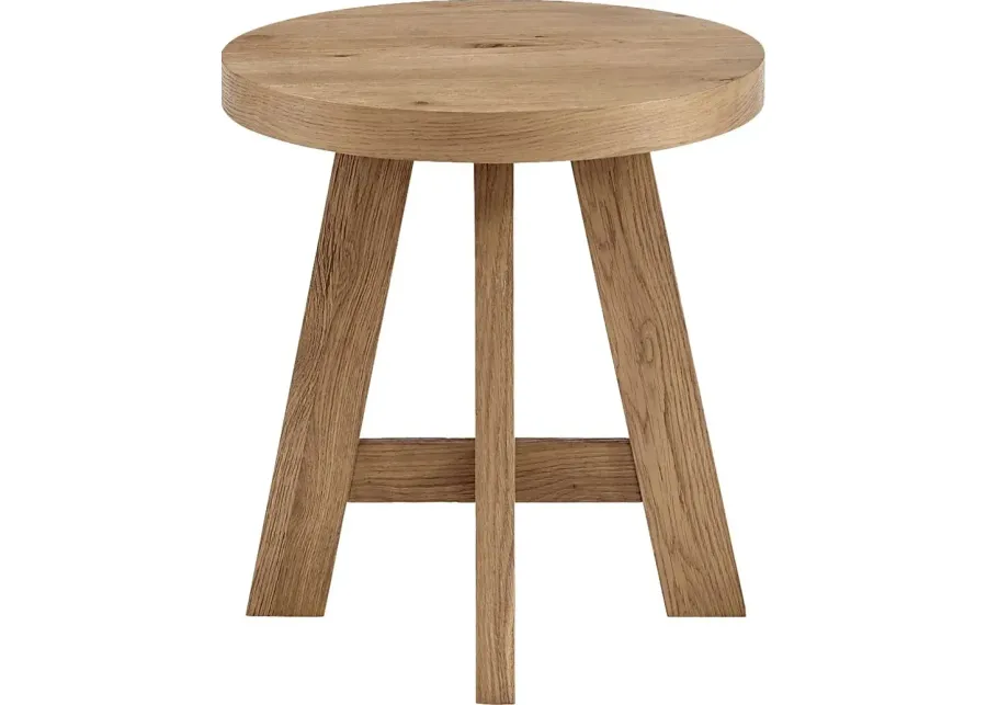 Mulumbu Brown End Table-Brown