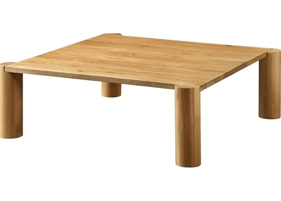 Barella Brown Cocktail Table-Brown