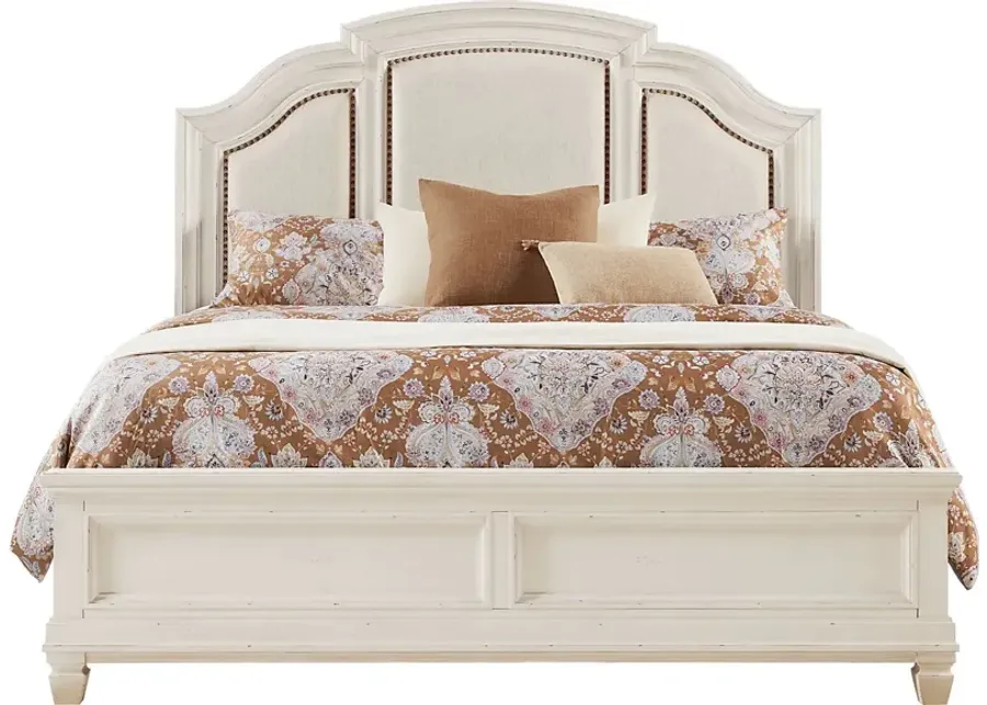 Provence White 3 Pc King Panel Bed-80.5 1 16968-provence-white-3-pc-king-panel-bed-80-5-1.webp