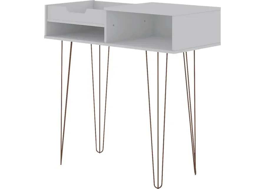 Alexito White Sofa Table-White