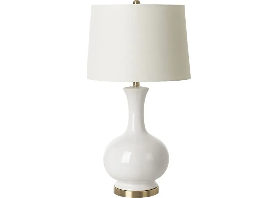 Roy View White Lamp-White