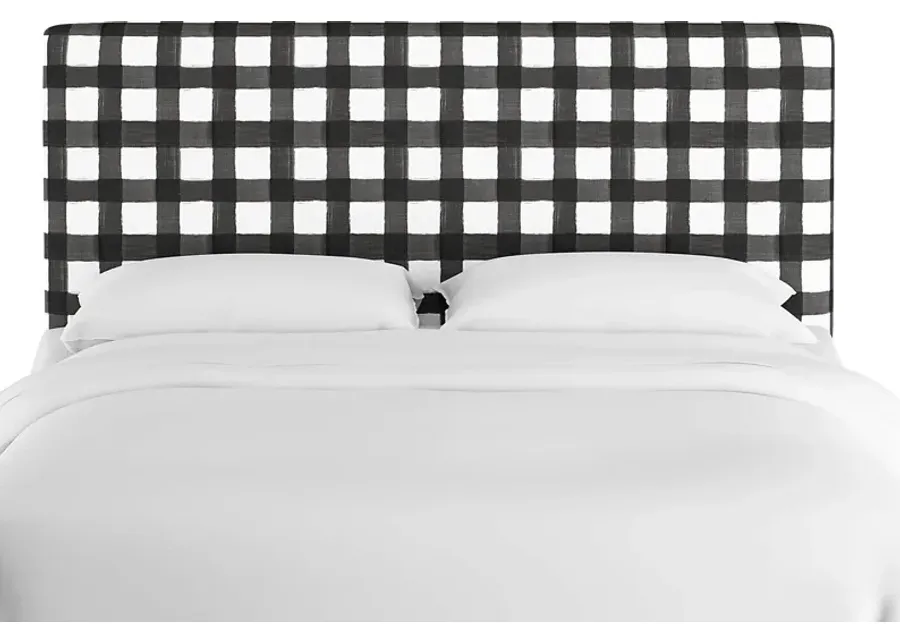 Ellalynn II Black California King Headboard-Black