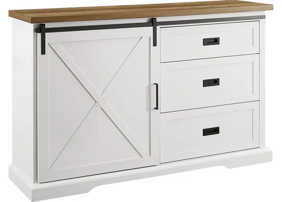 Verdene White Sideboard-White