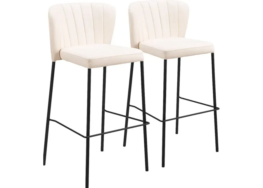 Ivie Beige Barstool, Set of 2-Beige 1 17556-ivie-beige-barstool-set-of-2-beige-1.webp