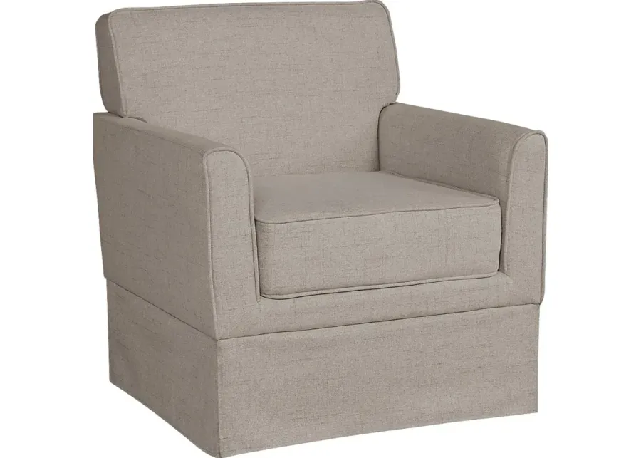 Farnswood Taupe Accent Chair-Taupe