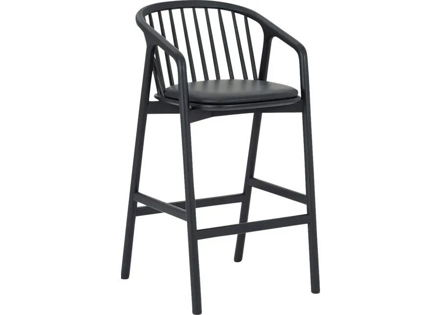 Savafait Black Barstool-Black
