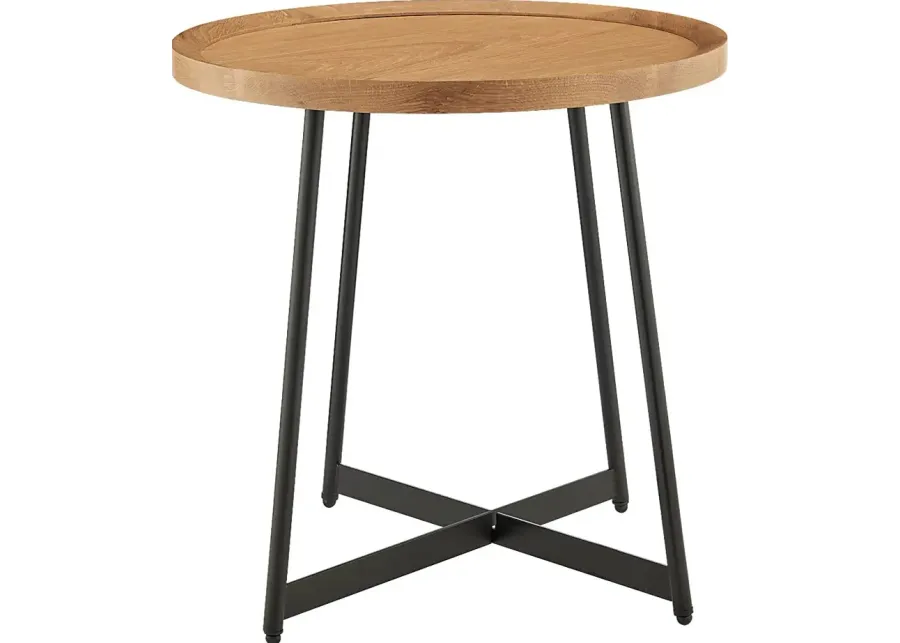 Fraust Oak End Table-Oak