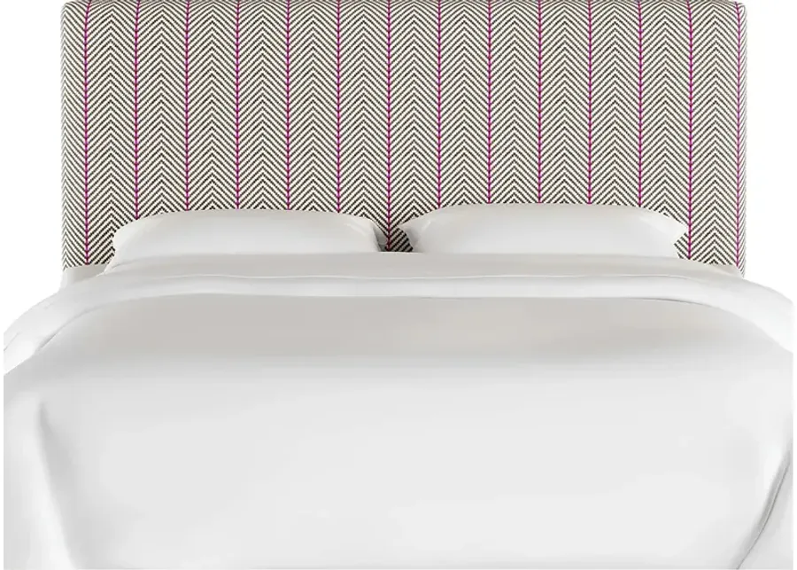 Ellalynn II Fuschia California King Headboard-74