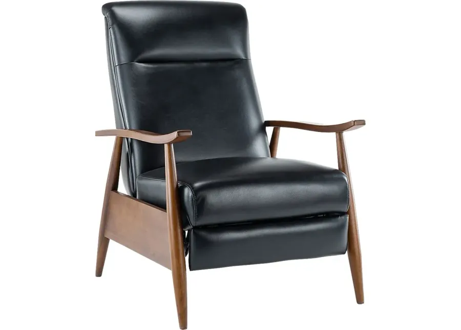 Benbro Black Push Back Recliner-Black