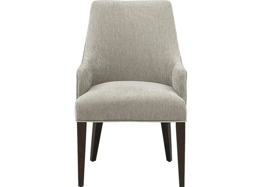 Cubecast Taupe Arm Chair-Taupe