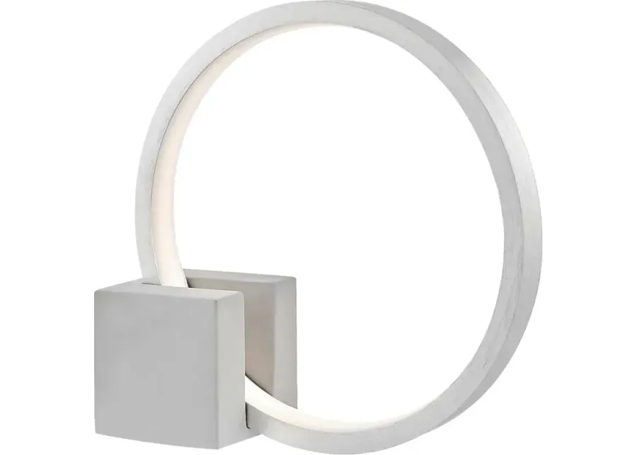Knoll Bend Gray Lamp-Gray