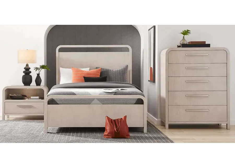 Canyon Light Gray 5 Pc King Panel Bedroom