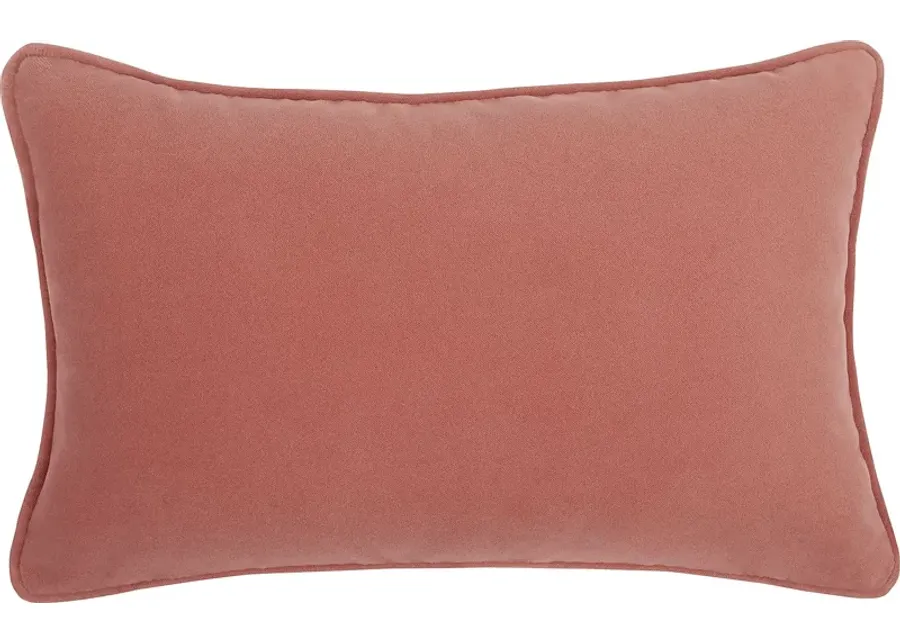 Sun Sorreo Coral Indoor/Outdoor Accent Pillow-Coral