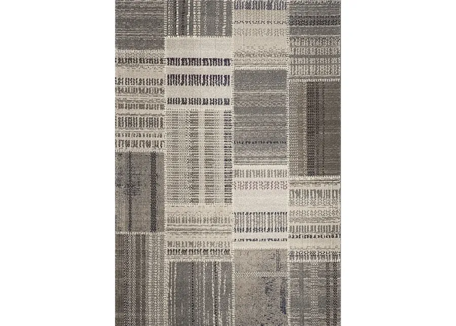 Brooten Gray 6'7 x 9'2 Rug-Gray