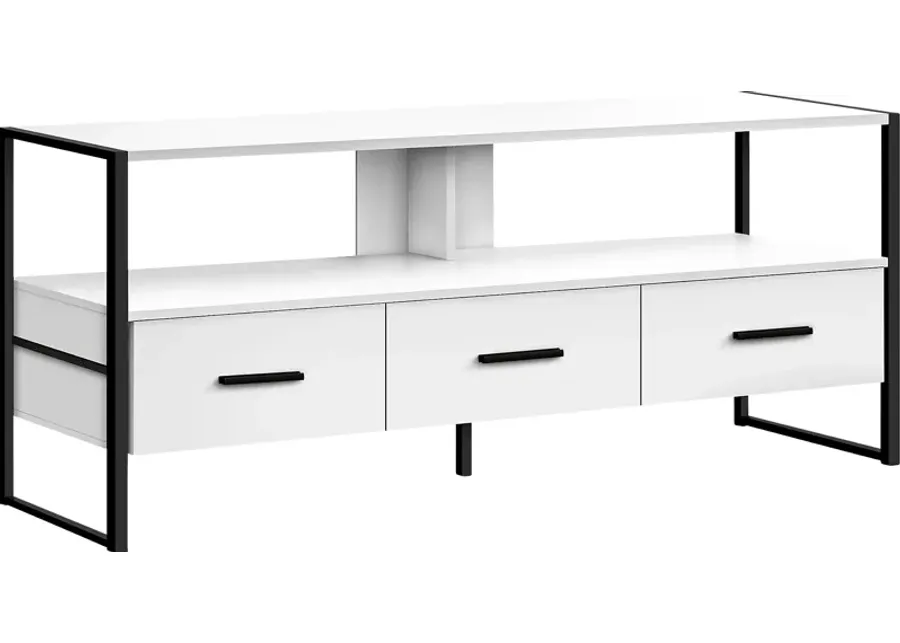 Twilley White 49 in. Console-White