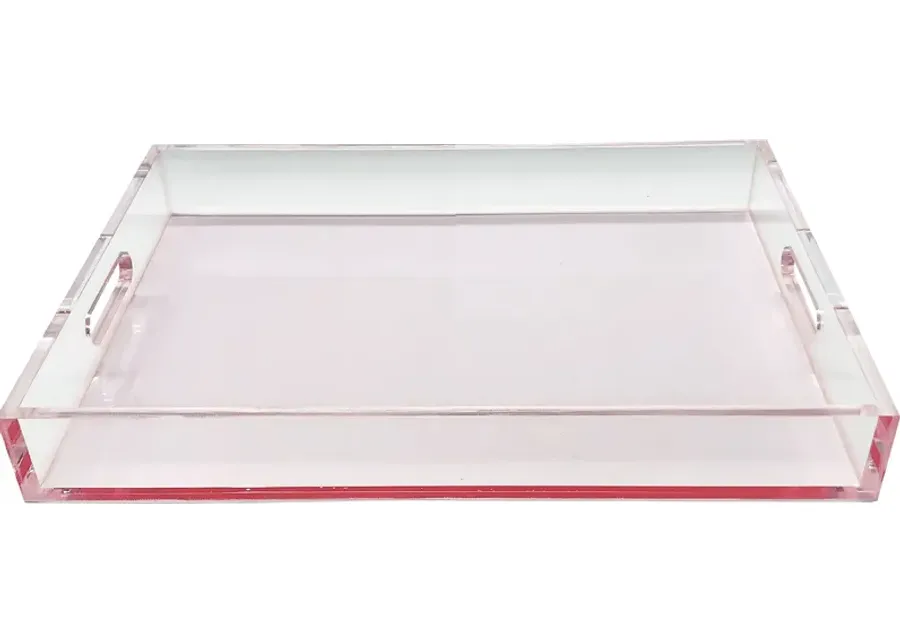 Roseware Light Pink Tray-Light Pink