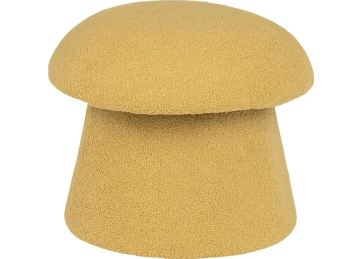 Abanto Yellow Storage Ottoman-Yellow