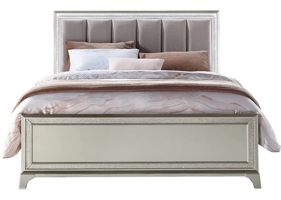 Avery Silver 3 Pc King Bed-79