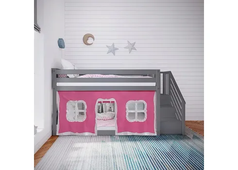 19720-kids-alekos-white-twin-twin-low-bunk-bed-with-staircase-and-blue-tent-blue-white-1.webp
