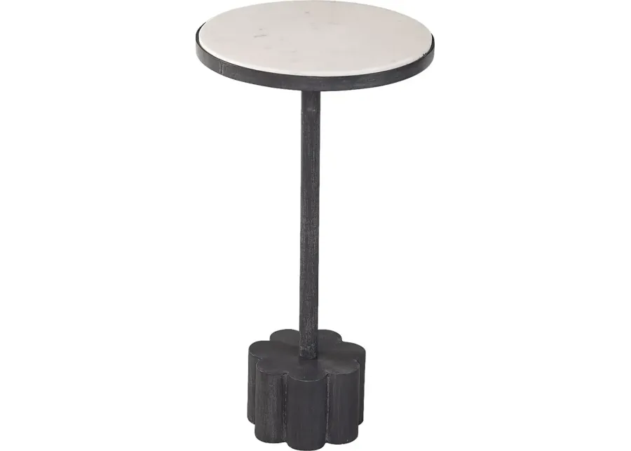 Chavenson Black Accent Table-Black