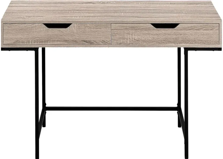 Rockmart Taupe Desk-Taupe