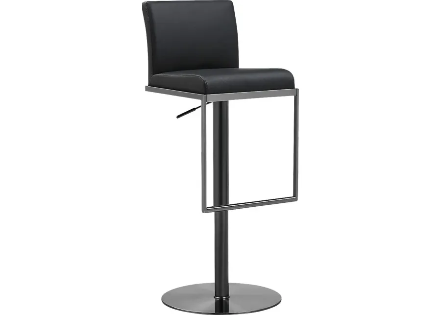 Amanor Black Barstool-Black