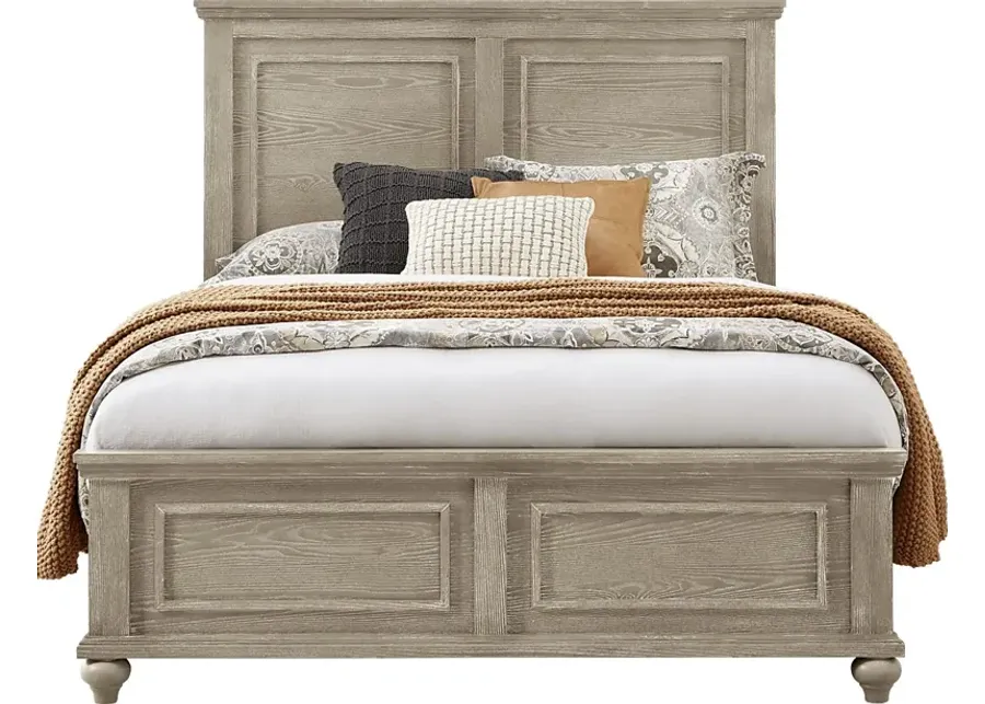 Ridgefield Natural 3 Pc Queen Panel Bed-65.13
