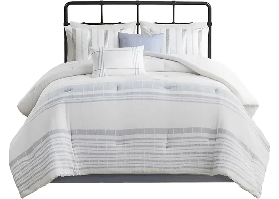 Saevi Blue 6 pc King Comforter Set-Blue 1 20051-saevi-blue-6-pc-king-comforter-set-blue-1.webp