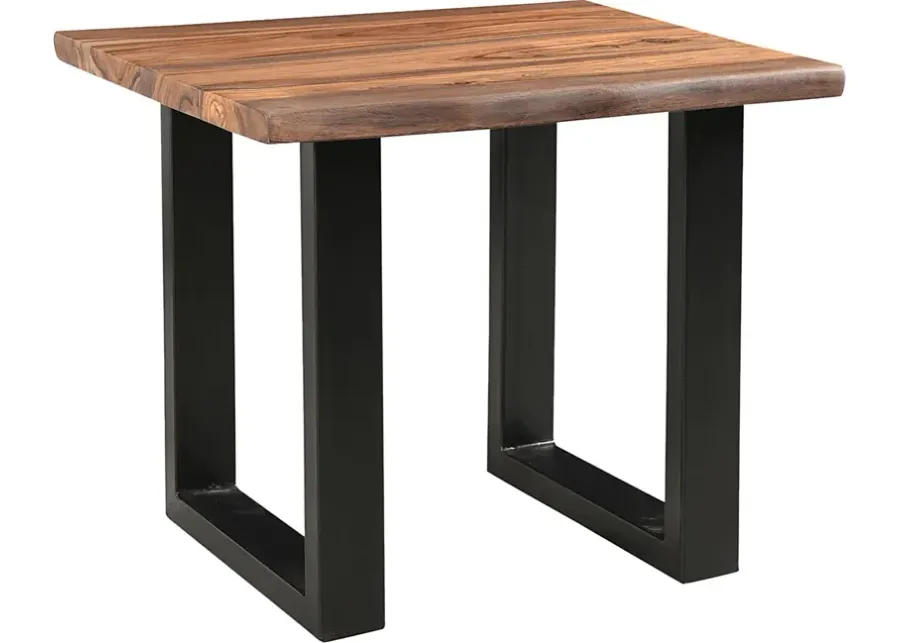 Stonellon Brown End Table-Brown