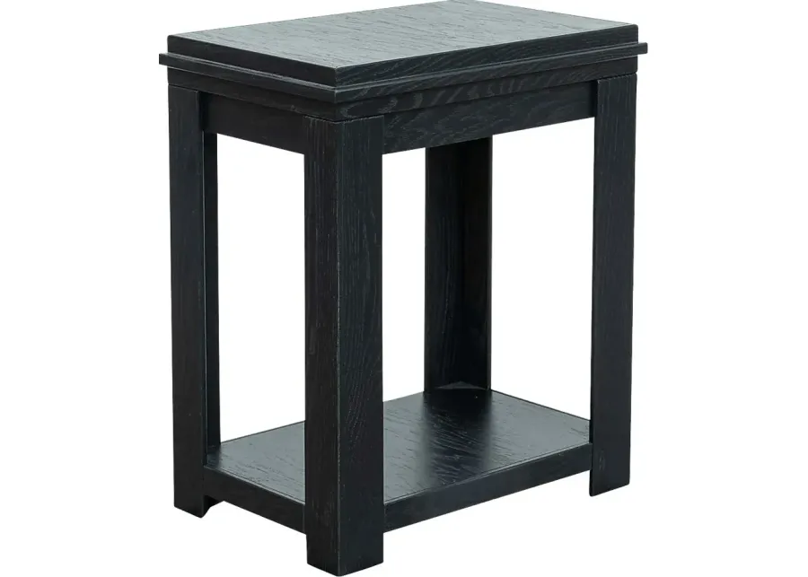 Mascen Brown Accent Table-Brown