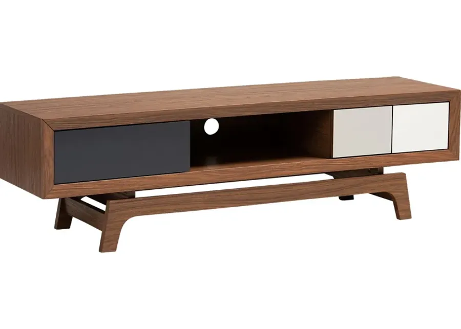 Skysail Walnut 63 in. Console-Walnut