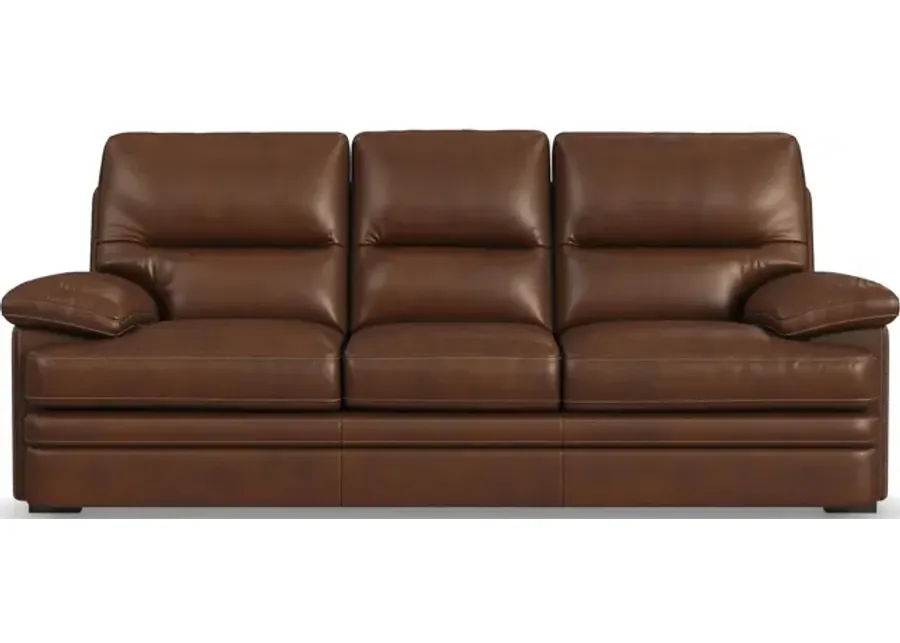 David Leather Sofa