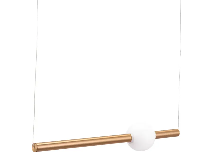 Lindsey Pass Gold Chandelier-Gold