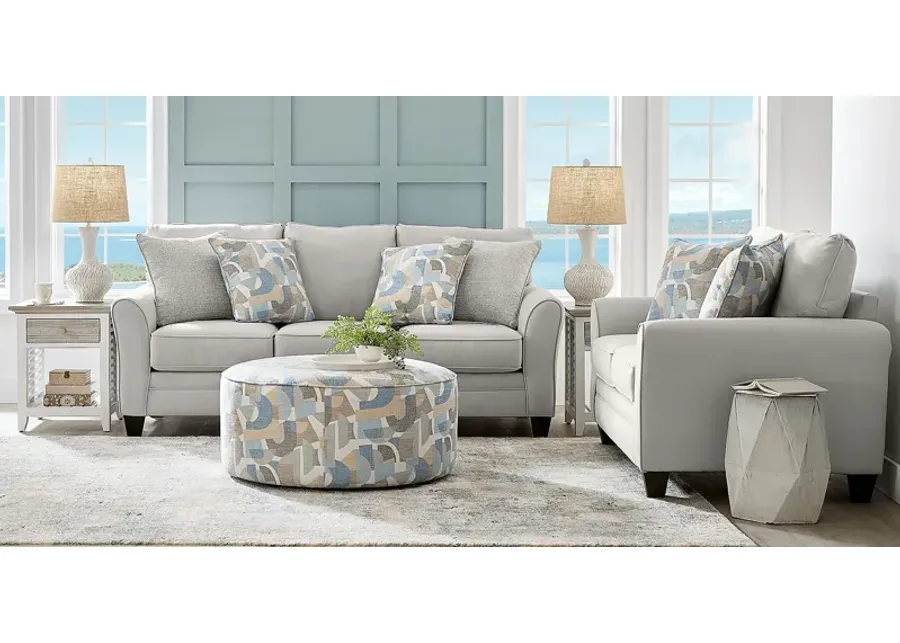 Coralville Gray 7 Pc Living Room