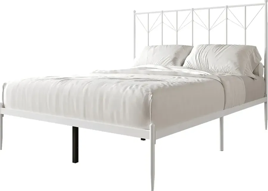 Yewair White Queen Bed-White 1 20509-yewair-white-queen-bed-white-1.webp