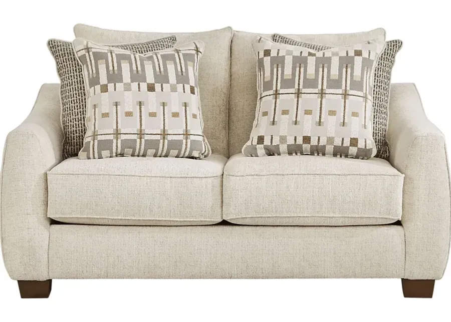 Fallon Ivory Loveseat-66