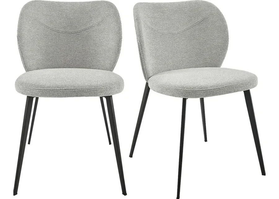 Shenadoah Light Gray Dining Chair, Set of 2-Light Gray