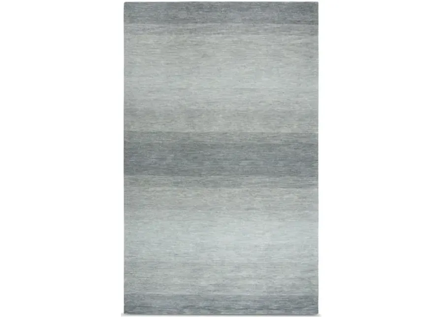 Montane Grey Ombre Stripe Area Rug - 8 0  X 10 0 