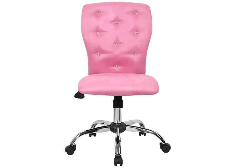 Kids Lucille Pink Desk Chair-19