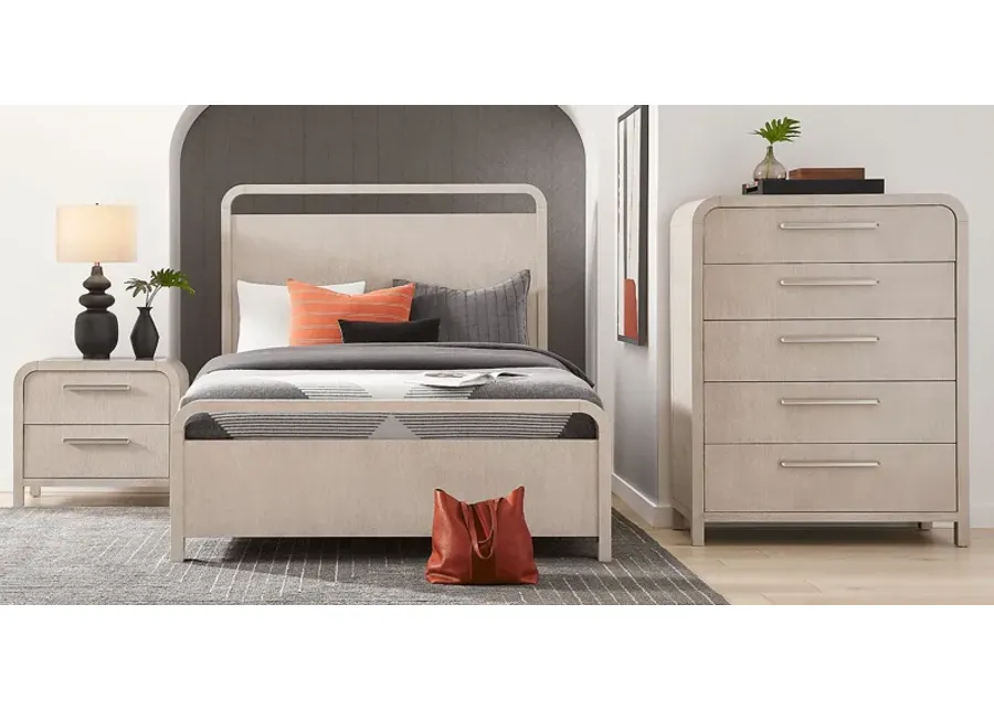 Canyon Light Gray 5 Pc Queen Panel Bedroom