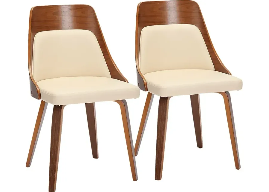 Kirkleigh II Cream Side Chair, Set of 2-Cream