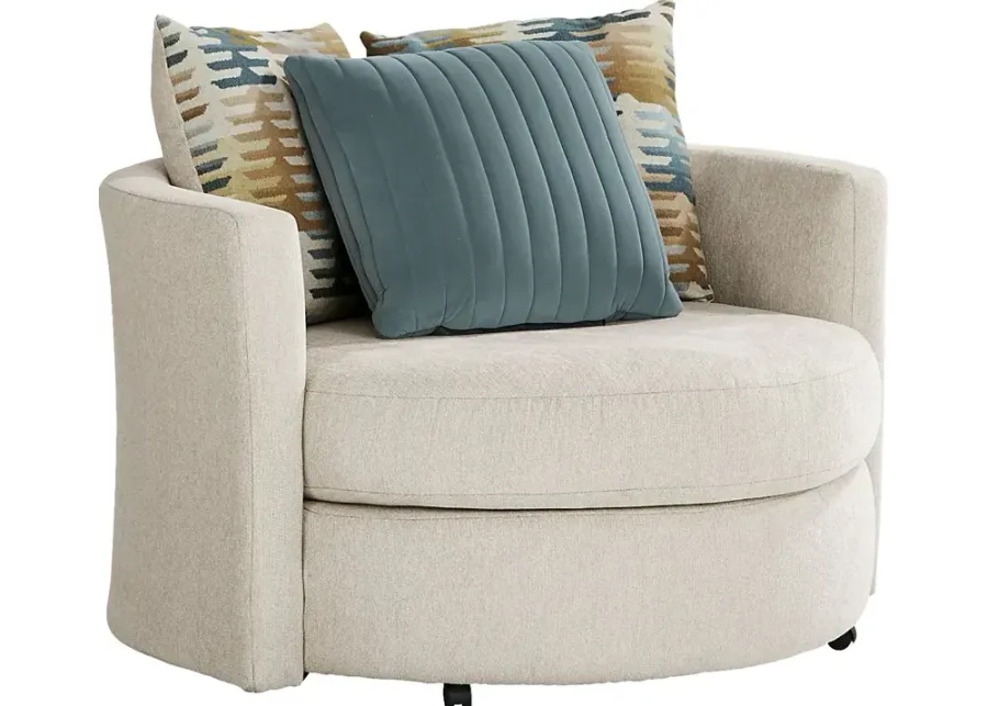 Brookeville White Swivel Chair-49