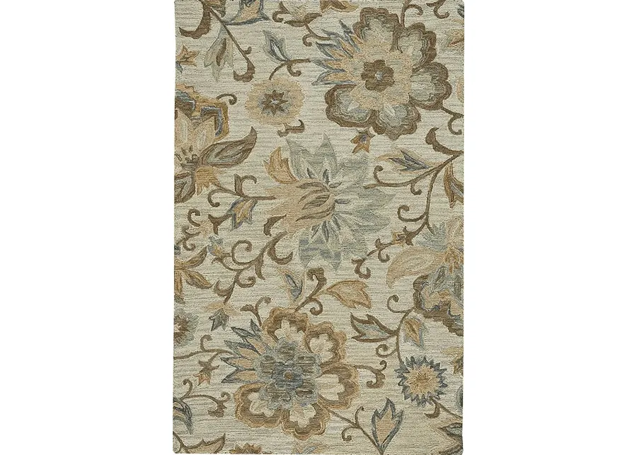 Malabo Beige/Multi 5' x 8' Rug-Beige, Multi