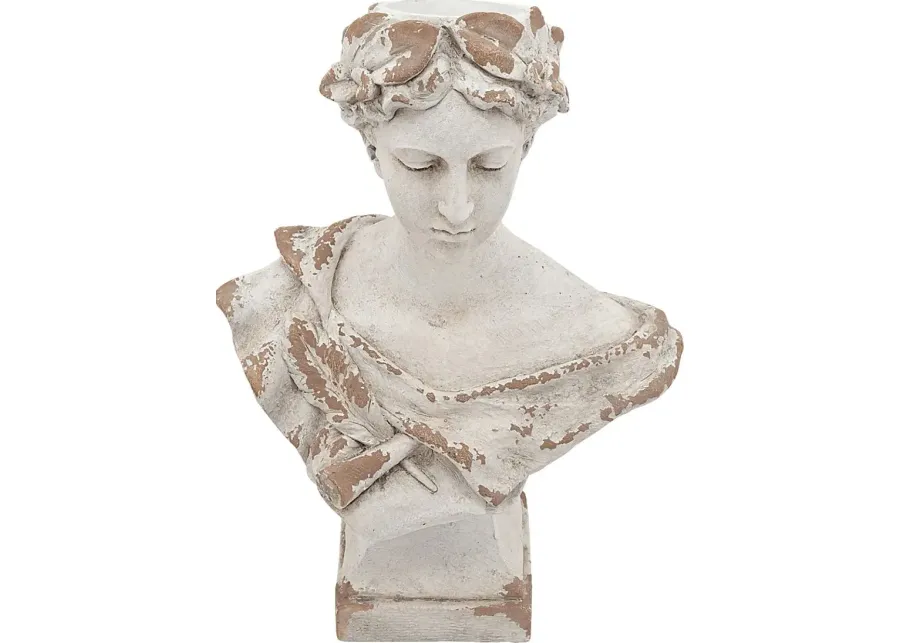 Glatigney White Sculpture-White