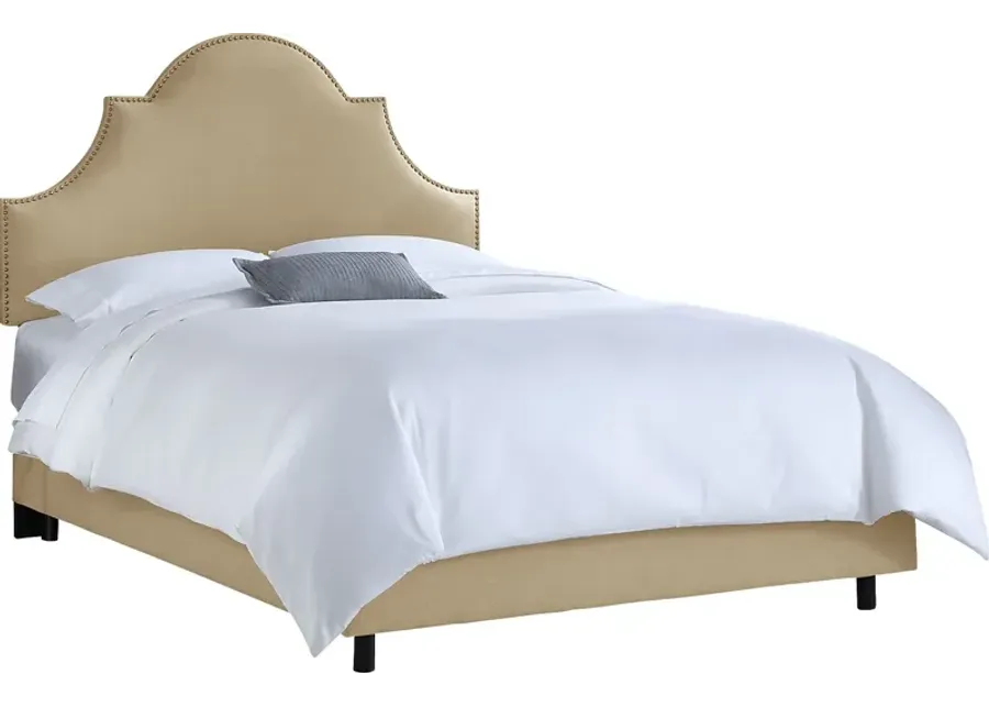 Kids Vallie Sandstone Twin Bed-Sandstone