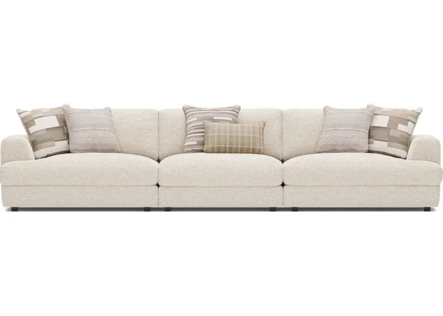 Montecito White 3 Pc Sectional-148