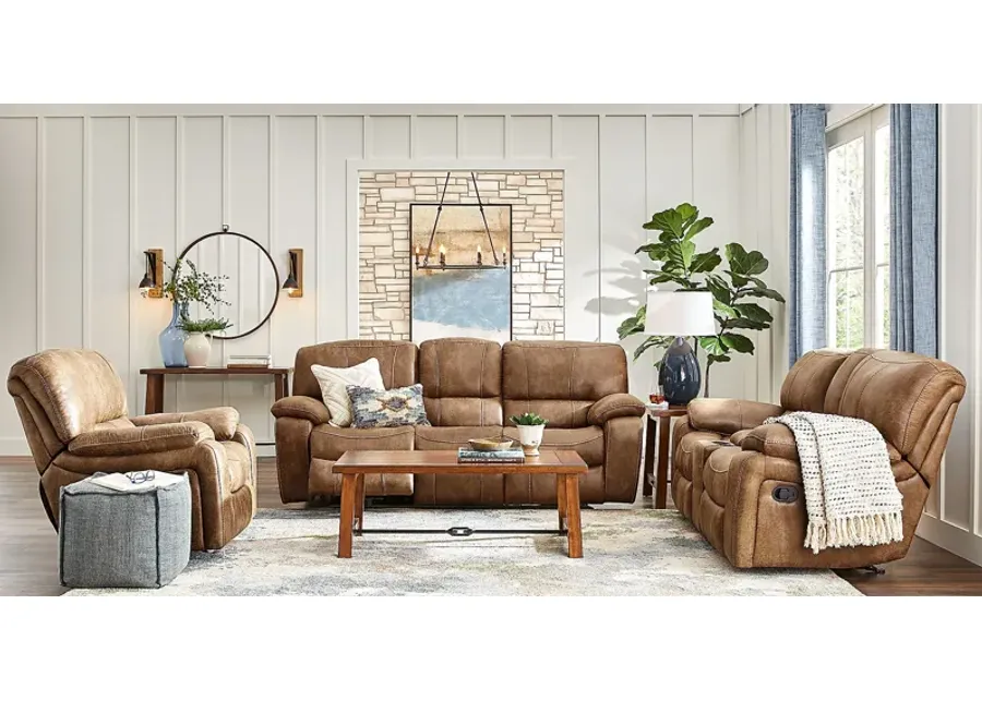 Alpen Ridge Silt 5 Pc Reclining Living Room