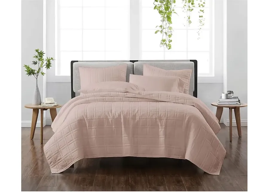 Kids Candy Colors Blush Full/Queen Quilt Set-Blush